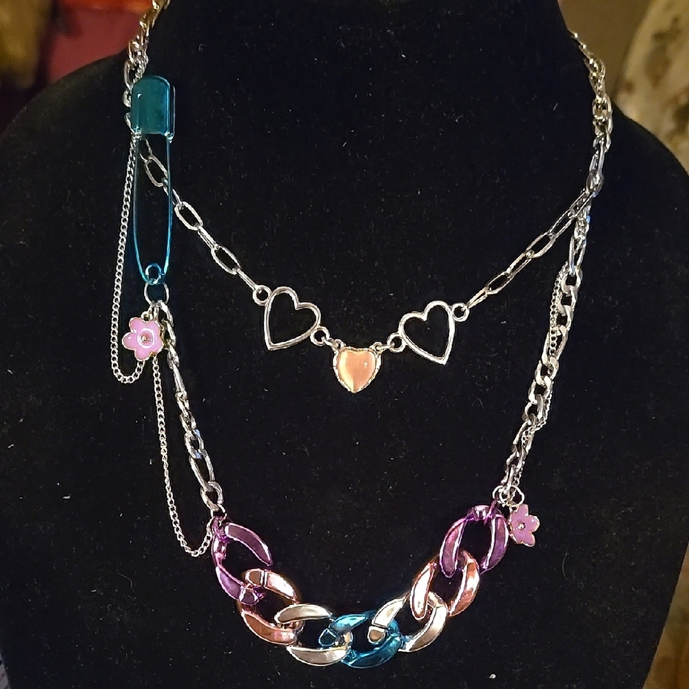 Colorful Metal And Resin Chain - Picture 14 of 15